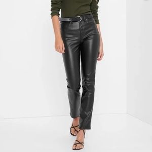 Gap High Rise Vintage Slim Faux Leather Pants